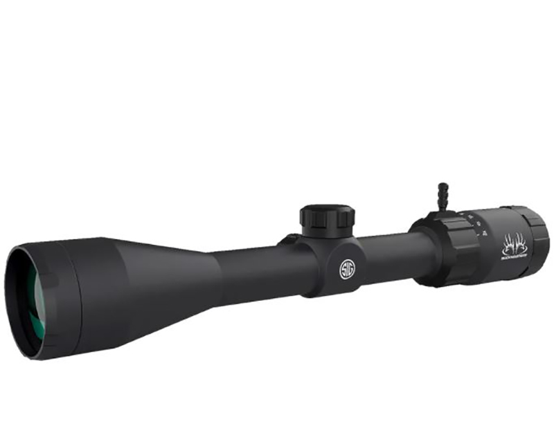 SIG Sauer Buckmasters 3-12x44mm BDC Rifle Scope, Matte Black, 1" Tube