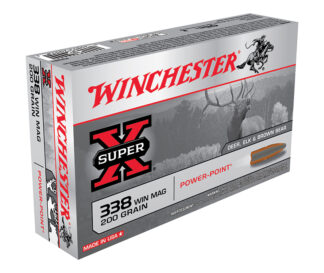 Winchester Super-X .338 Winchester Magnum 200 Grain Power-Point Ammo (20 Rounds)