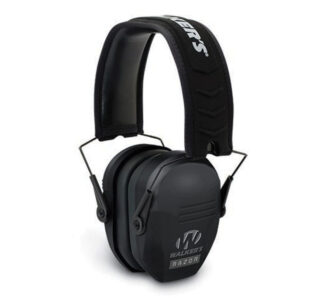 Walkers Game Ear Razor Slim Passive Muff - Black, Over-the-Head, 27 NRR