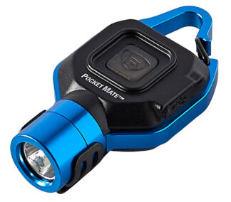 Streamlight Pocket Mate USB Rechargeable Flashlight 325 Lumens, Blue, 5.5 in