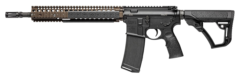 Daniel Defense DDM4A1 .223/5.56 AR-Style Semi-Auto, 14.5 in, Black W/ FDE RIS II