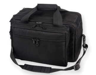 Bulldog Cases Deluxe Range Bag Extra-Large W/ Pistol Rug, Black