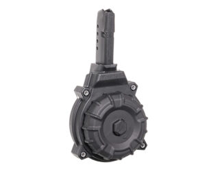 ProMag DRMA14 Standard 9mm Drum Magazine for Glock 43, Black Polymer, 50 Rounds