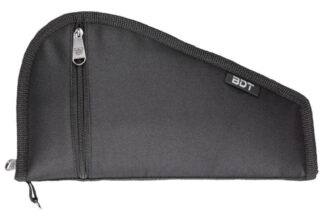 Bulldog Cases Deluxe Pistol Case 9x6 Black with Pocket & Sleeve