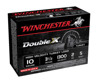Winchester DoubleX 10 Gauge 3.5 in High Velocity Turkey Load, 2 oz #5 Lead Shot