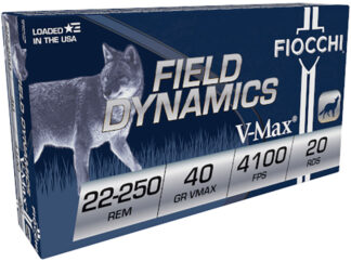 Fiocchi 22-250 Remington 40 Grain V-Max 20-Round