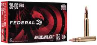 Federal American Eagle .30-06 Springfield 150gr FMJ Boat-Tail Ammo (20 Rounds)