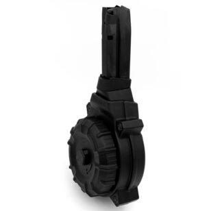 ProMag DRM-A51 9mm Polymer Drum Magazine for Springfield Hellcat, Black, 50 Rounds