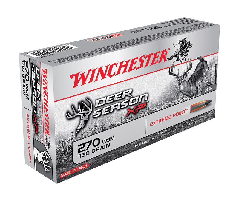 Winchester DeerSeasonXP .270 WSM 130 gr Poly Tip, 20-Round Box