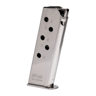 Walther Arms PPK 380 ACP Nickel 6-Round Detachable Magazine