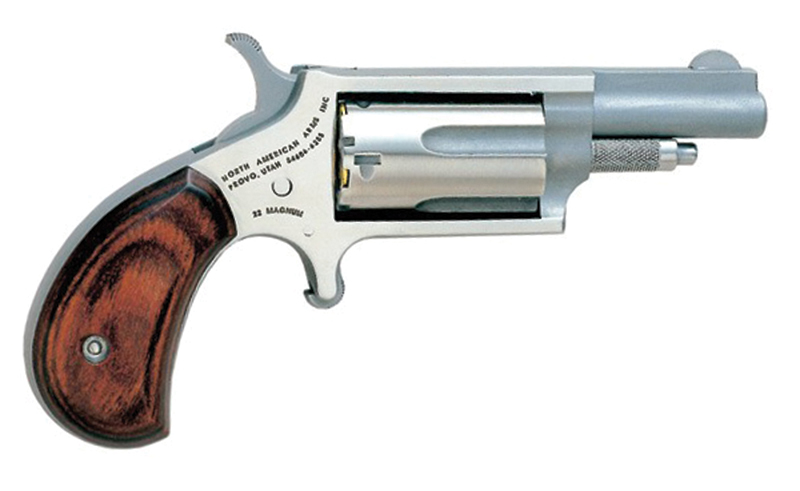 North American Arms Mini-Revolver .22 Magnum Stainless Fixed Sight 5-Round