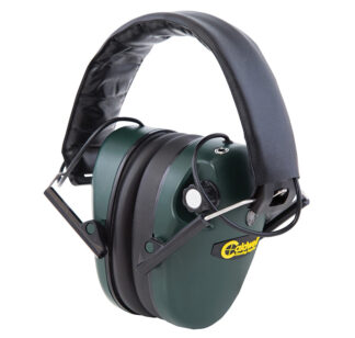 Caldwell E-Max Low-Profile Electronic Over-the-Head Hearing Protection (Green/Black)