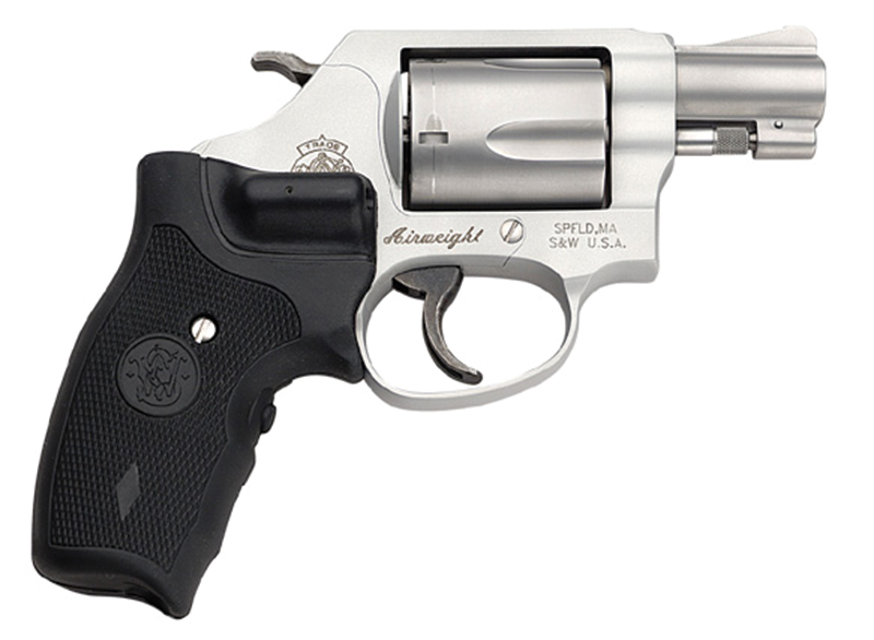 Smith & Wesson Model 637 Airweight .38 Special Double/Single-Action Revolver, 5 Rounds, Silver