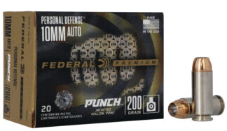 Federal Premium 10mm 200 Grain Punch JHP 20-Round