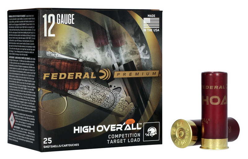 Federal Premium High Over All 12 Gauge 2.75 in #9 Shot 25 Rounds