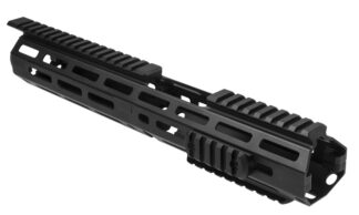 NCStar VISM M-LOK Extended Handguard, Carbine Extended, Black Anodized Aluminum