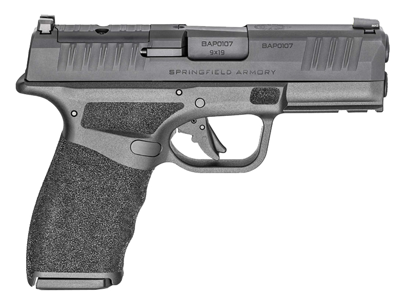 Springfield Armory Hellcat Pro 9mm 3.7 in Striker-Fired Pistol, Black, OSP Night Sights