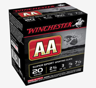 Winchester AA Sporting Clays VP 20 Gauge 2-3/4 in #7.5