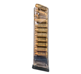 ETS Group GLK-22-140 .40 S&W Glock 22/23/24/27/35 Magazine, 19 Rounds, Clear Polymer