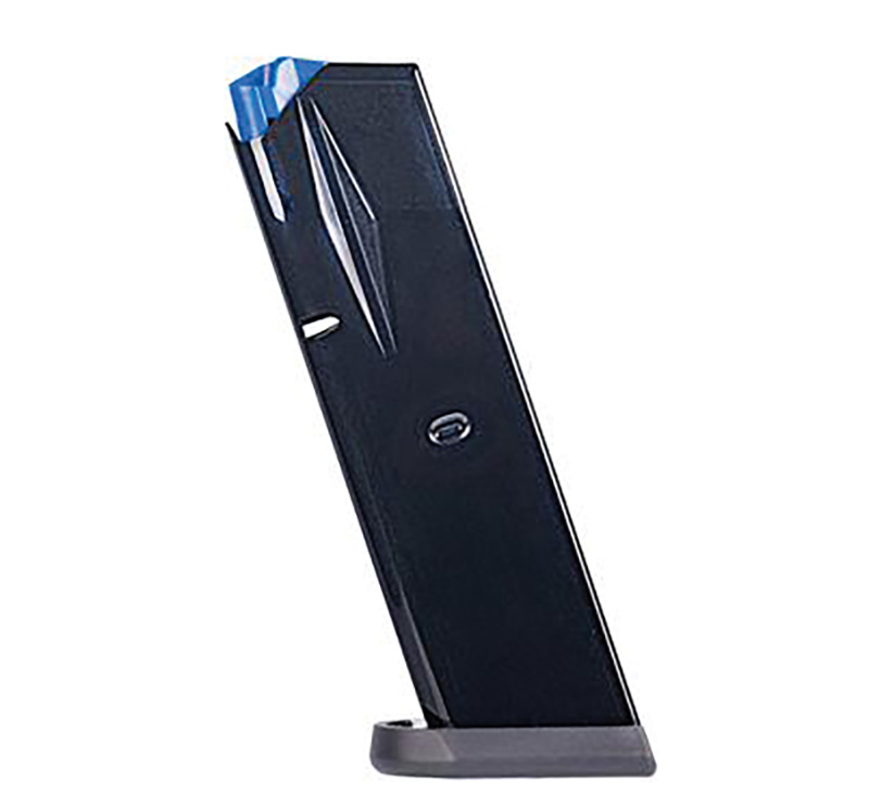 Mec-Gar CZ P-01/CZ75 Compact 9mm Detachable Magazine, 10 Rounds, Blued, Flush Fit