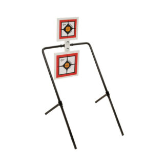 Allen HardRock AR500 Steel Centerfire Square Spinner Target, Black Finish