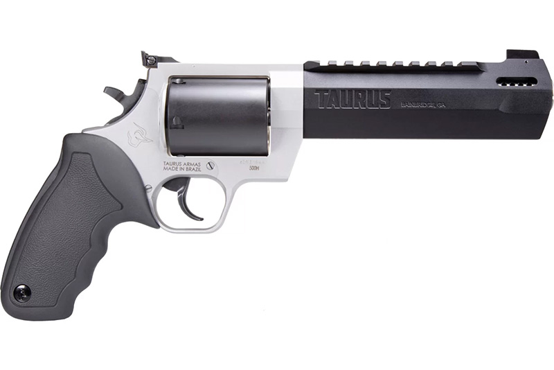 Taurus Raging Hunter .500 S&W Magnum Revolver, 6.75 in Barrel, 5 Rounds, Two-Tone Matte Black