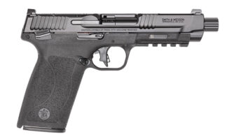 Smith & Wesson M&P 5.7 5 in Semi-Auto Pistol, 22+1 Rounds, Black Armornite, Optic Ready