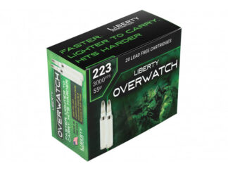 Liberty Overwatch .223 Rem 55 Gr Rupturing Copper Hollow Point 20 Rounds/Box