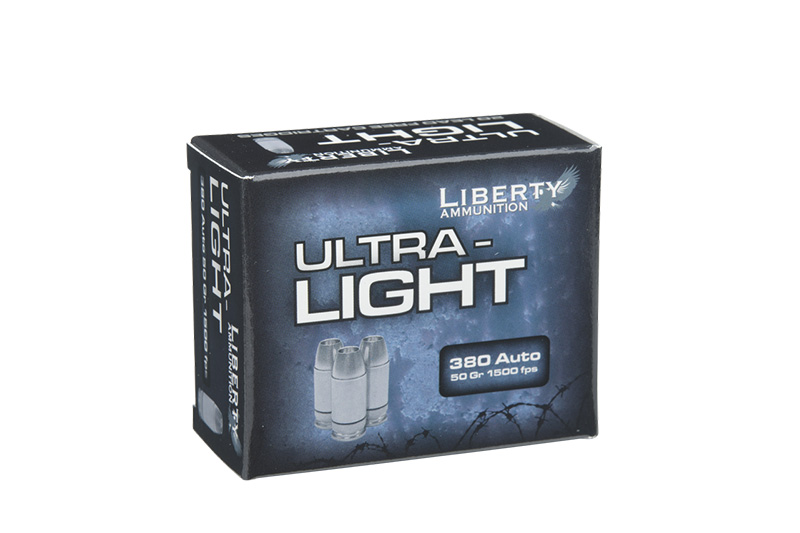 Liberty Ultra-Light .380 ACP 50 gr Copper Monolithic Fragmenting Hollow Point (20 Rounds)