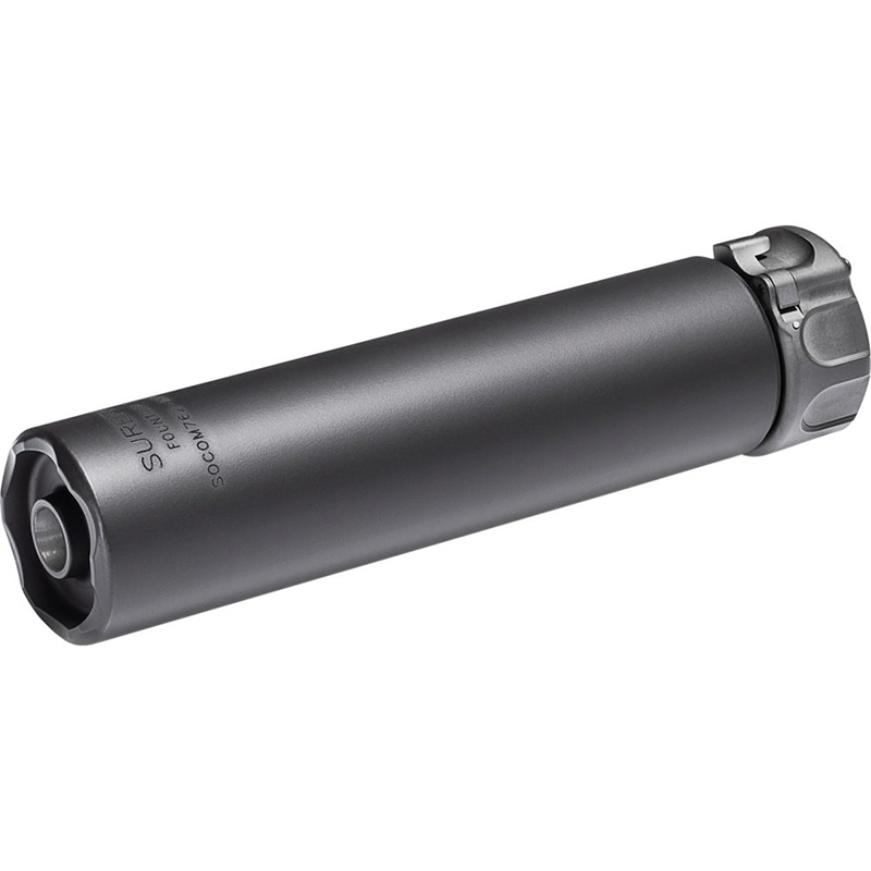 Surefire SOCOM762-RC2-BK 7.62mm 2nd Gen SOCOM Suppressor, Fast Attach, Matte Black