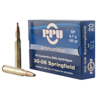 PPU .30-06 Springfield 150 Grain Soft Point 20 Rounds Per Box