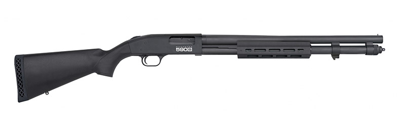 Mossberg 590S Tactical 12 Gauge Pump-Action Shotgun, 20 in, Matte Blued, 13+1