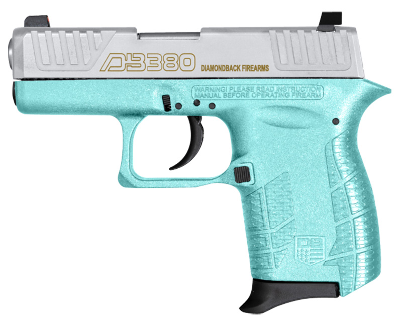 Diamondback DB380 Gen IV .380 ACP 2.8 in Barrel, 6+1 Rounds, Nickel Boron/Mint Polymer