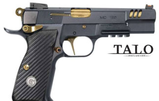 European American Armory MC P35 Negotiator 9mm Semi-Auto 4.87in Gold Accents 15rd