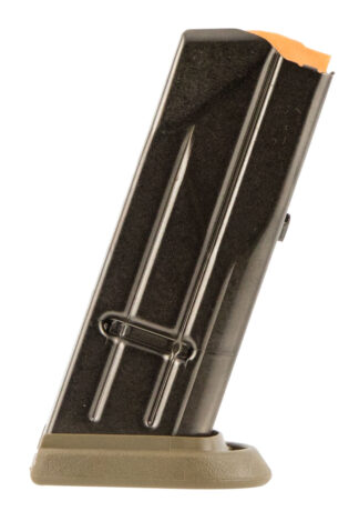 FN FNS Compact 10rd 9mm Steel Flat Base Magazine Flat Dark Earth Base Pad