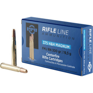 Prvi Partizan .375 H&H Mag FMJ 300 Grain Round Nose (10-Round Box)