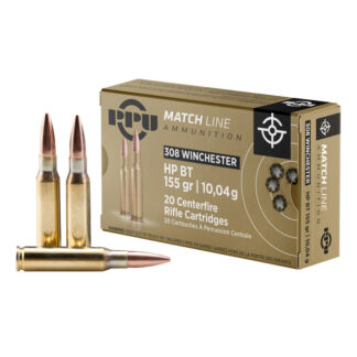PPU .308 Win Match 155gr HPBT 20 Rounds Per Box