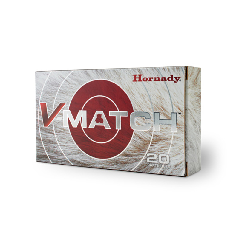 Hornady V-Match 6.5mm Grendel 100gr ELD-VT Ammo, 20 Rounds Per Box