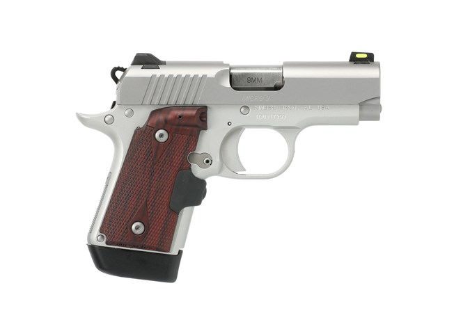Kimber Micro 9 9mm 3.15 in Stainless/Rosewood 7+1 Rounds
