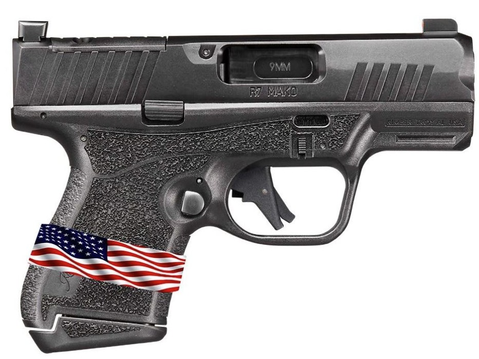 Kimber R7 Mako Liberty 9mm, 3.37 in, 13+1 rd, Black