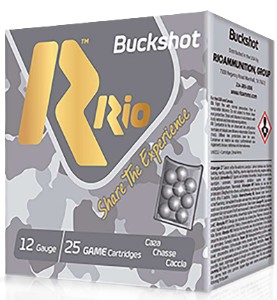 Rio Ammunition Royal Buck Home Defense 12 Gauge 2 3/4" 9 Pellet #1 Buckshot