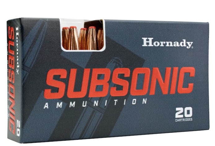 Hornady SubSonic .338 ARC 307 Gr Sub-X Ammunition, 20 Rounds