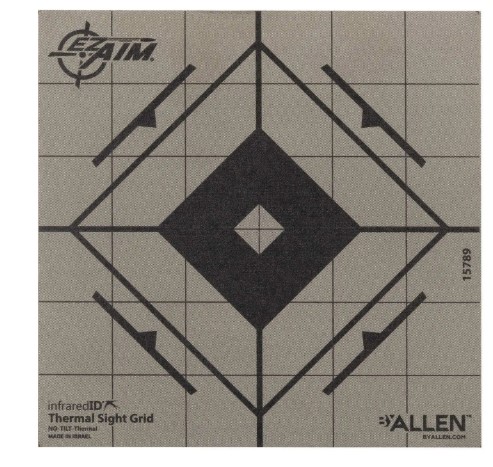 Allen Company EZAim Adhesive Thermal Sight Grid Target 6x6
