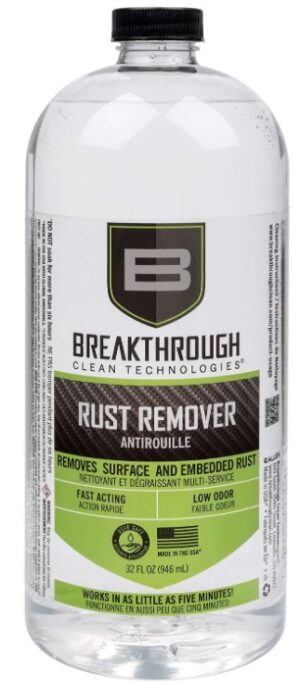 Breakthrough Clean Technologies Rust Remover Solvent 32 oz Bottle