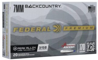 Federal 7mm BackCountry 170 Grain Terminal Ascent Rifle Ammunition (20 Rounds)