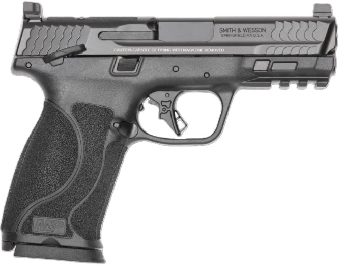 Smith & Wesson M&P M2.0 10mm Semi-Auto Pistol, 4in Barrel, Optic-Ready, Black, 10+1