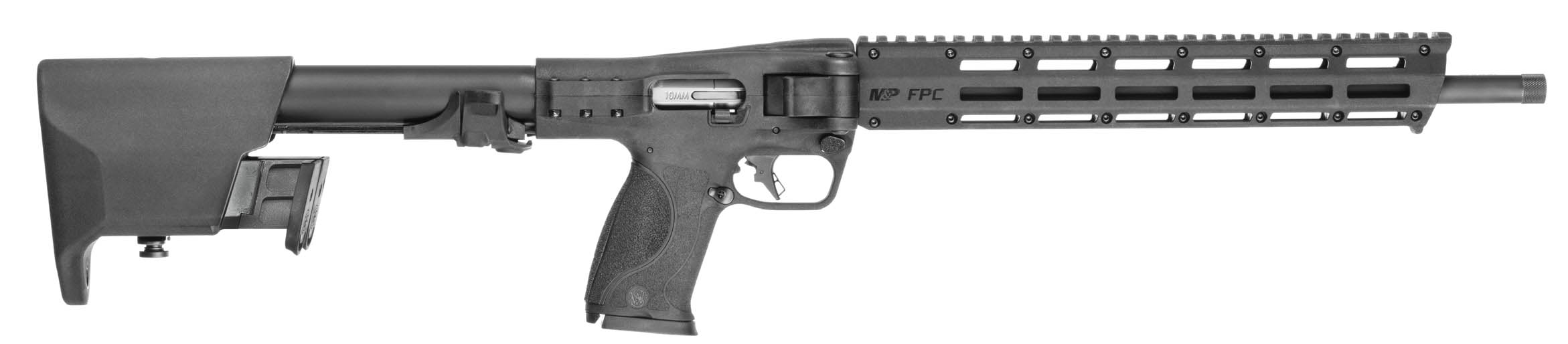 Smith & Wesson M&P FPC 10mm Semi-Auto 16.25 in Threaded Barrel, Black Oxide
