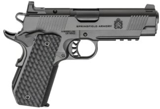 Springfield Armory TRP AOS CC .45 ACP Single-Action Optic-Ready Carry Pistol, 4.25 in, Black