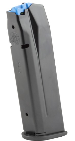 Smith & Wesson CSX E-Series 9mm Steel Magazine, 17 Rounds, Black with Blue Follower