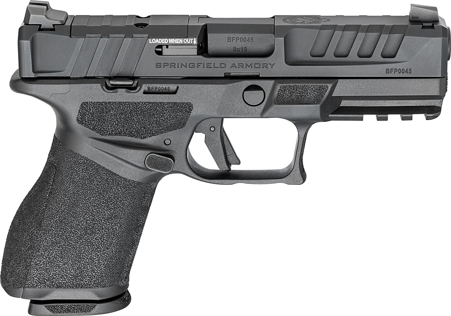 Springfield Armory Echelon 4.0C Striker-Fired 9mm 4 in Optic-Ready Black Pistol